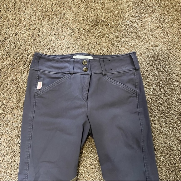 Girl’s Size 14 Purple Tailored Sportsman Knee Patch Horseback Riding Breeches - Picture 3 of 6